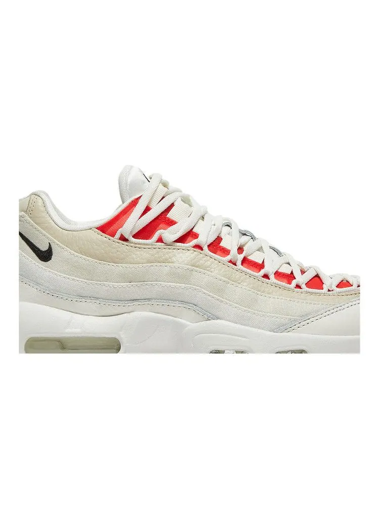 Кроссовки Nike Wmns Air Max 95 'Double Lace - Sail' — изображение 3 из 9, красный//черный
