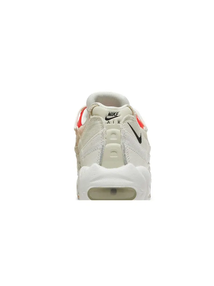 Кроссовки Nike Wmns Air Max 95 'Double Lace - Sail' — изображение 8 из 9, красный//черный