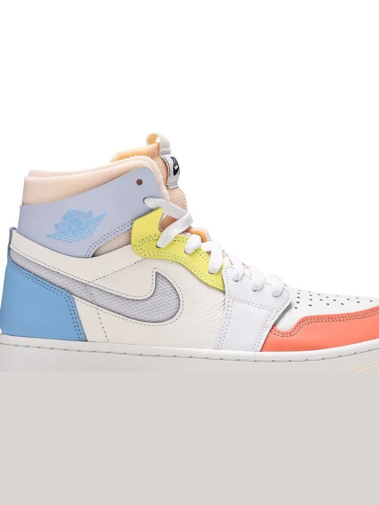 Кроссовки Nike Air Jordan 1 Zoom Air Comfort High 'To My First Coach' — изображение 2 из 8, белый