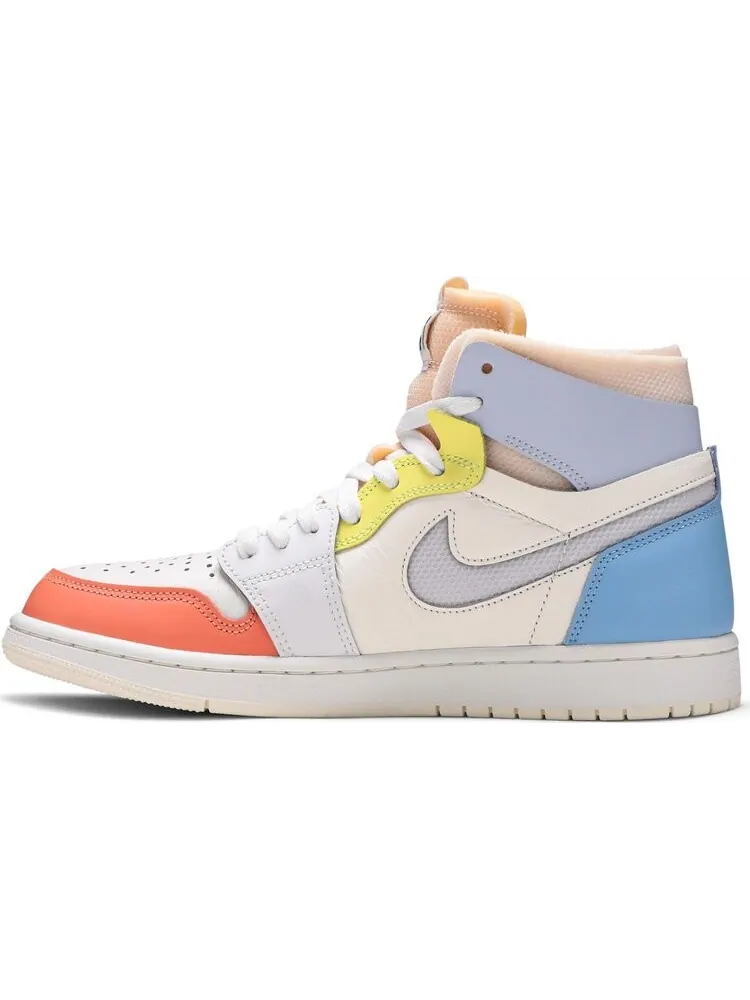 Кроссовки Nike Air Jordan 1 Zoom Air Comfort High 'To My First Coach' — изображение 3 из 8, белый
