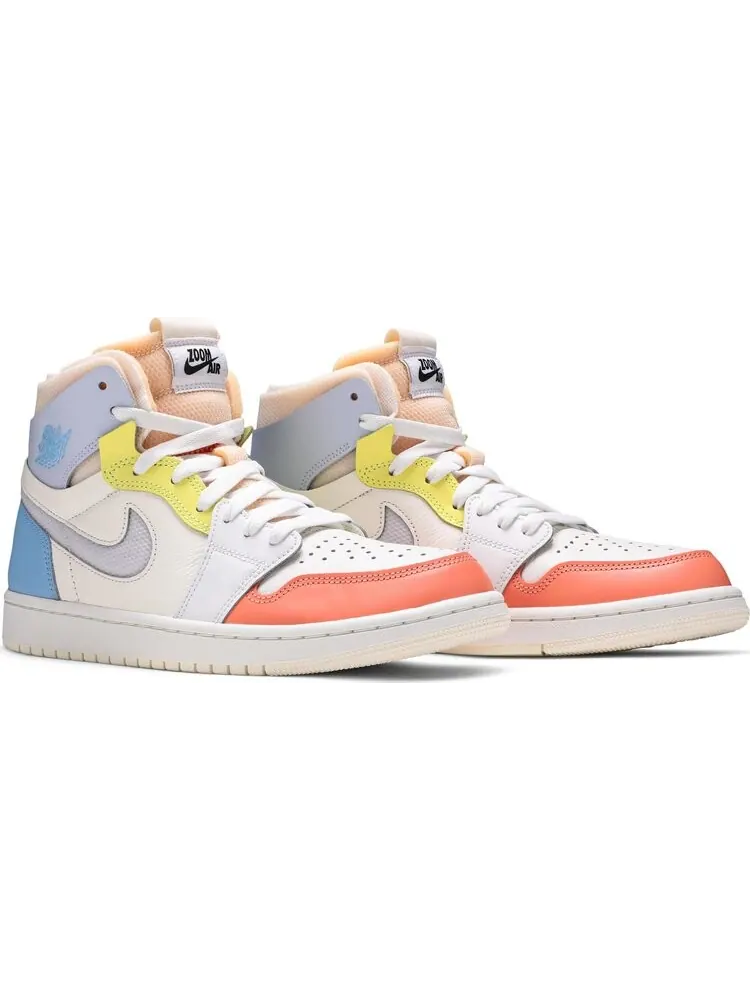 Кроссовки Nike Air Jordan 1 Zoom Air Comfort High 'To My First Coach' — изображение 8 из 8, белый
