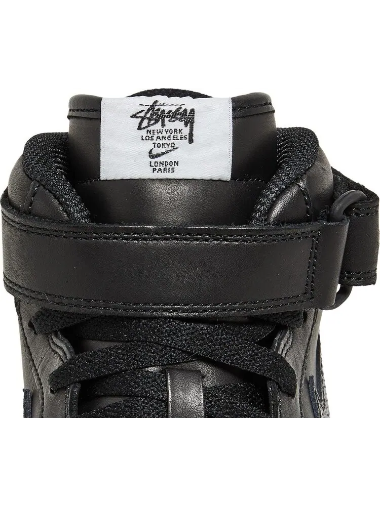 Кроссовки Nike Stussy x Air Force 1 Mid 'Black Snakeskin' — изображение 9 из 10, черный