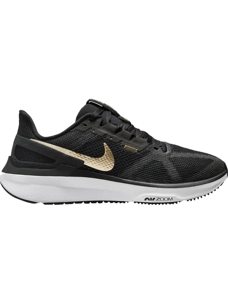 Кроссовки Wmns Air Zoom Structure 25 'Black Metallic Gold' — изображение 1 из 1, черный