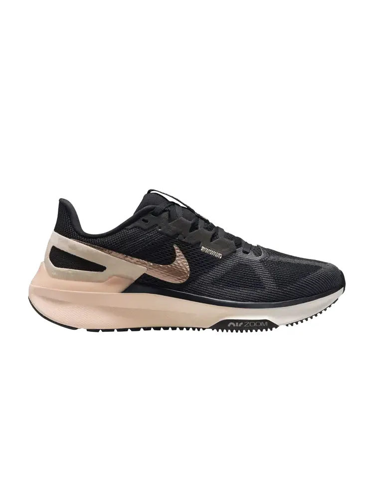 Кроссовки Wmns Air Zoom Structure 25 'Black Metallic Red Bronze' — изображение 1 из 1, черный металлик красный