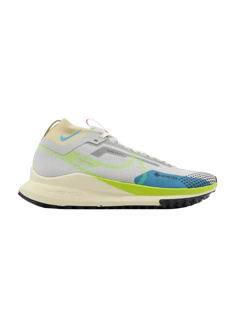 Кроссовки Nike React Pegasus Trail 4 GORE-TEX 'Wolf Grey Volt' — изображение 1 из 1, серый//зеленый