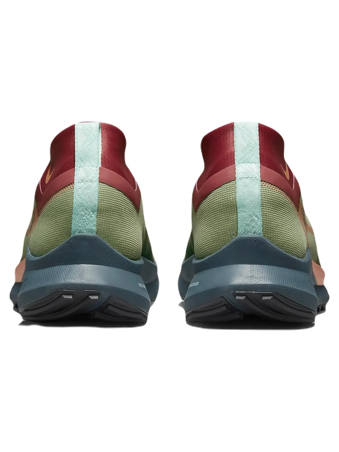 Кроссовки Nike React Pegasus Trail 4 Gore-tex — изображение 4 из 7, зеленый/оранжевый