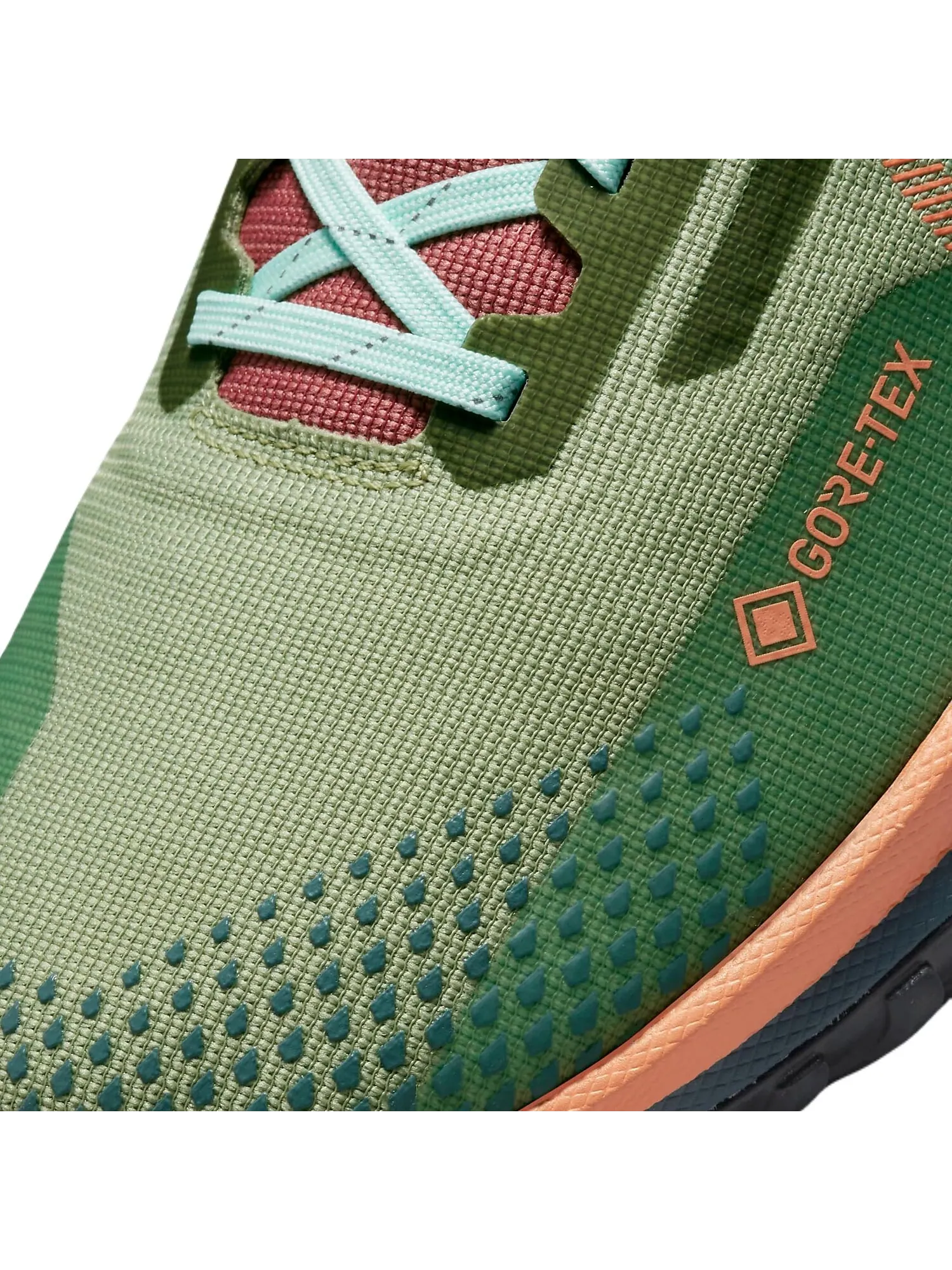 Кроссовки Nike React Pegasus Trail 4 Gore-tex — изображение 6 из 7, зеленый/оранжевый