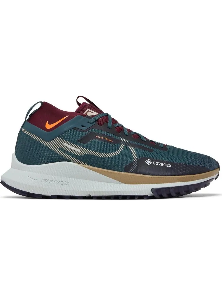 Кроссовки React Pegasus Trail 4 GORE-TEX 'Deep Jungle Night Maroon' — изображение 1 из 4, зеленый