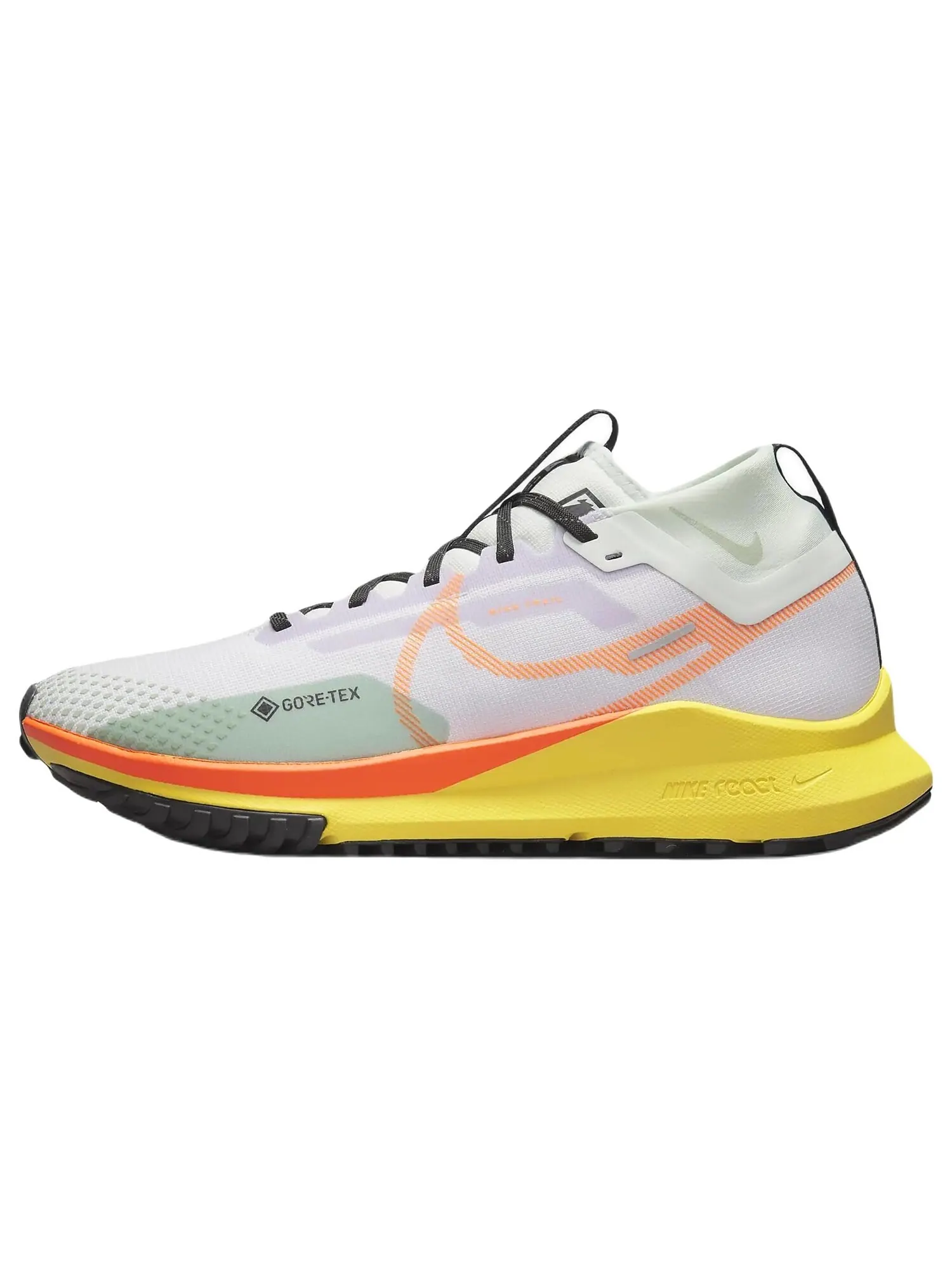 Кроссовки Nike React Pegasus Trail 4 Gore-tex — изображение 1 из 7, зеленый/оранжевый/желтый