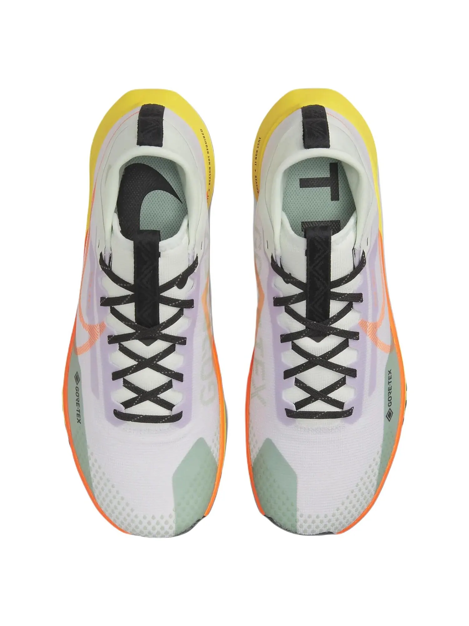 Кроссовки Nike React Pegasus Trail 4 Gore-tex — изображение 3 из 7, зеленый/оранжевый/желтый