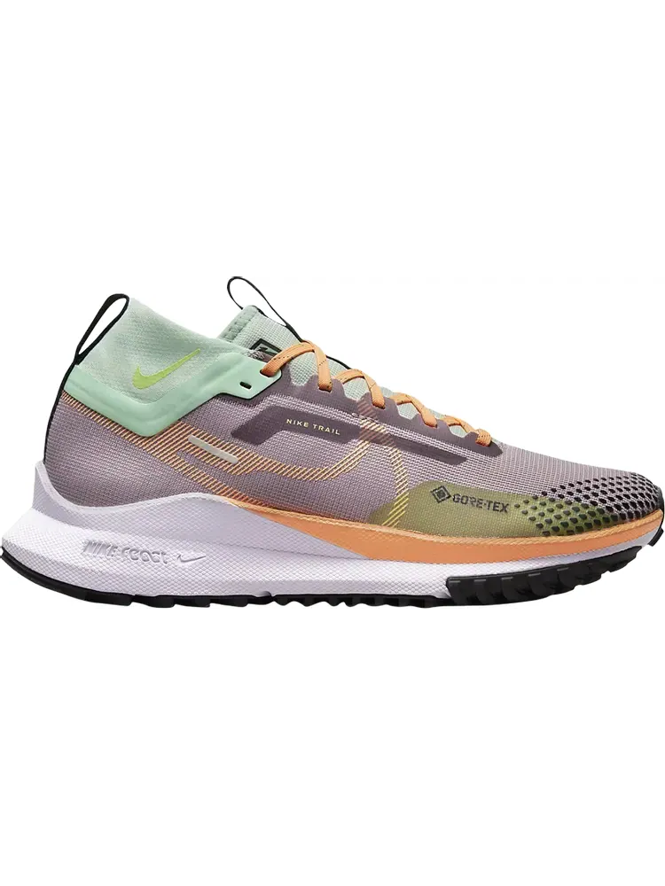 Кроссовки Nike Wmns React Pegasus Trail 4 GORE-TEX 'Purple Smoke Peach Cream' — изображение 1 из 1, фиолетовый