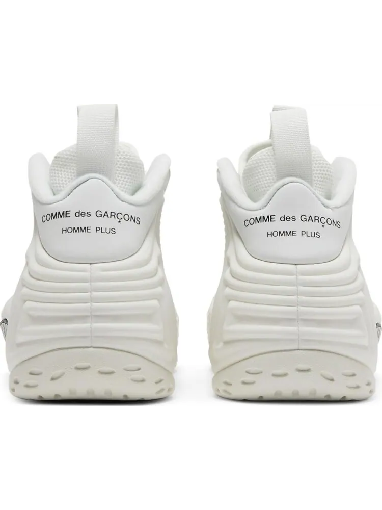 Кроссовки Nike Comme des Garçons Homme Plus x Air Foamposite One 'White' — изображение 6 из 8, белый