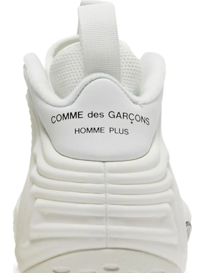 Кроссовки Nike Comme des Garçons Homme Plus x Air Foamposite One 'White' — изображение 7 из 8, белый