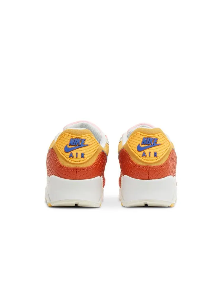 Кроссовки Nike Wmns Air Max 90 'Campfire Orange' — изображение 7 из 9, оранжевый/синий