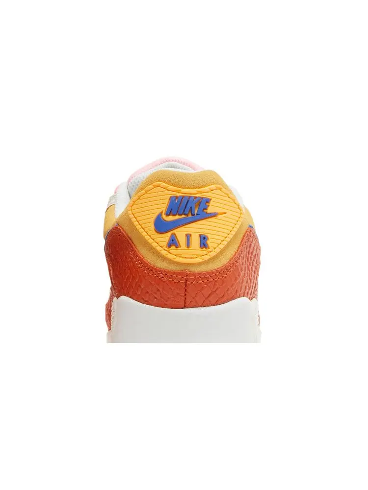 Кроссовки Nike Wmns Air Max 90 'Campfire Orange' — изображение 8 из 9, оранжевый/синий