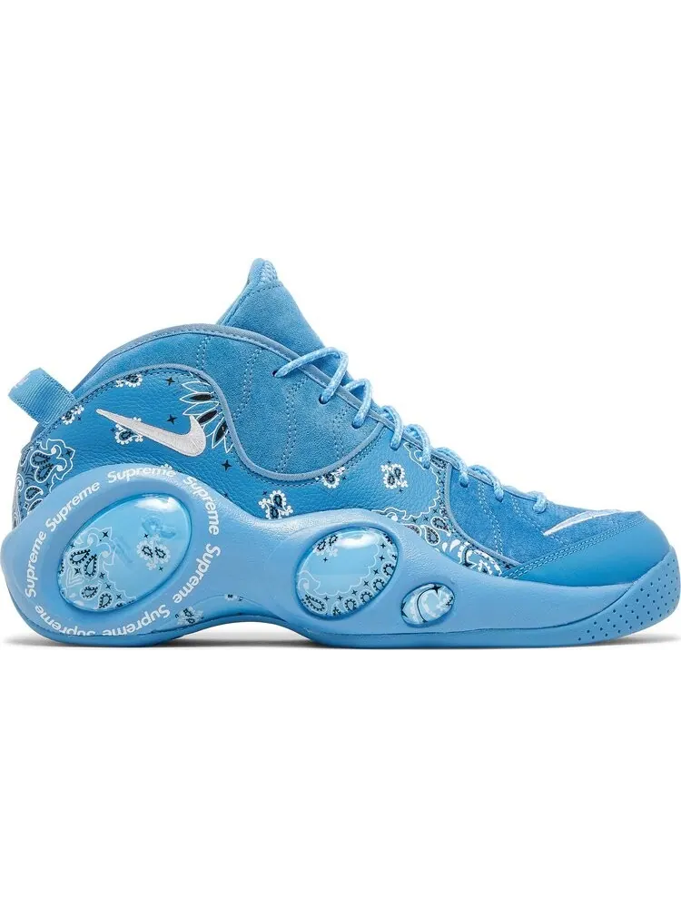 Кроссовки Nike Supreme x Air Zoom Flight 95 SP 'University Blue' — изображение 1 из 8, синий