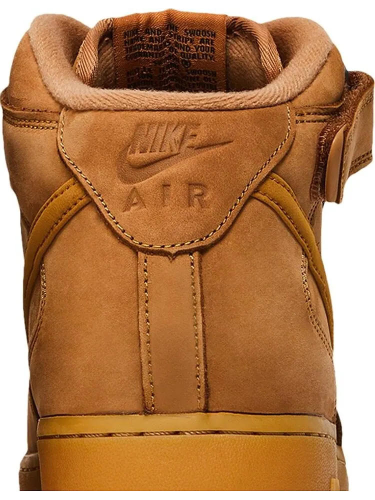 Кроссовки Nike Air Force 1 Mid '07 'Flax' — изображение 7 из 8, коричневый