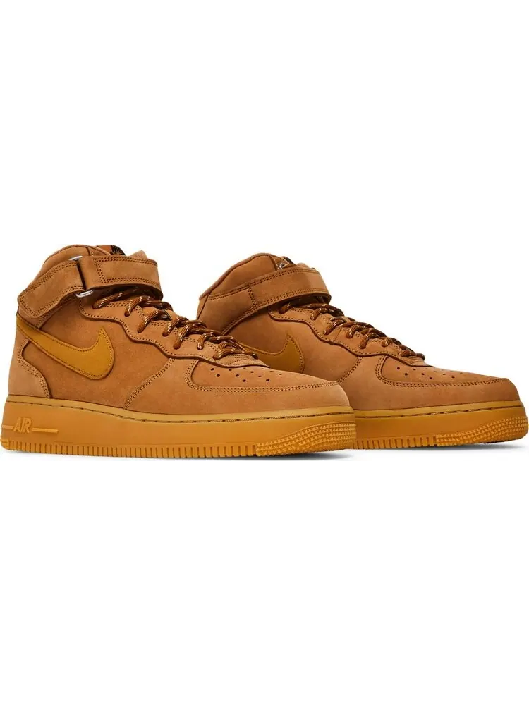 Кроссовки Nike Air Force 1 Mid '07 'Flax' — изображение 8 из 8, коричневый
