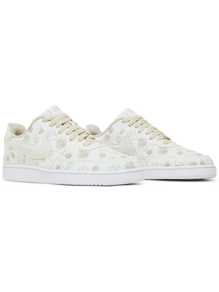 Кроссовки Nike Wmns Court Vision Low 'Valentine's Day' — изображение 8 из 8, белый