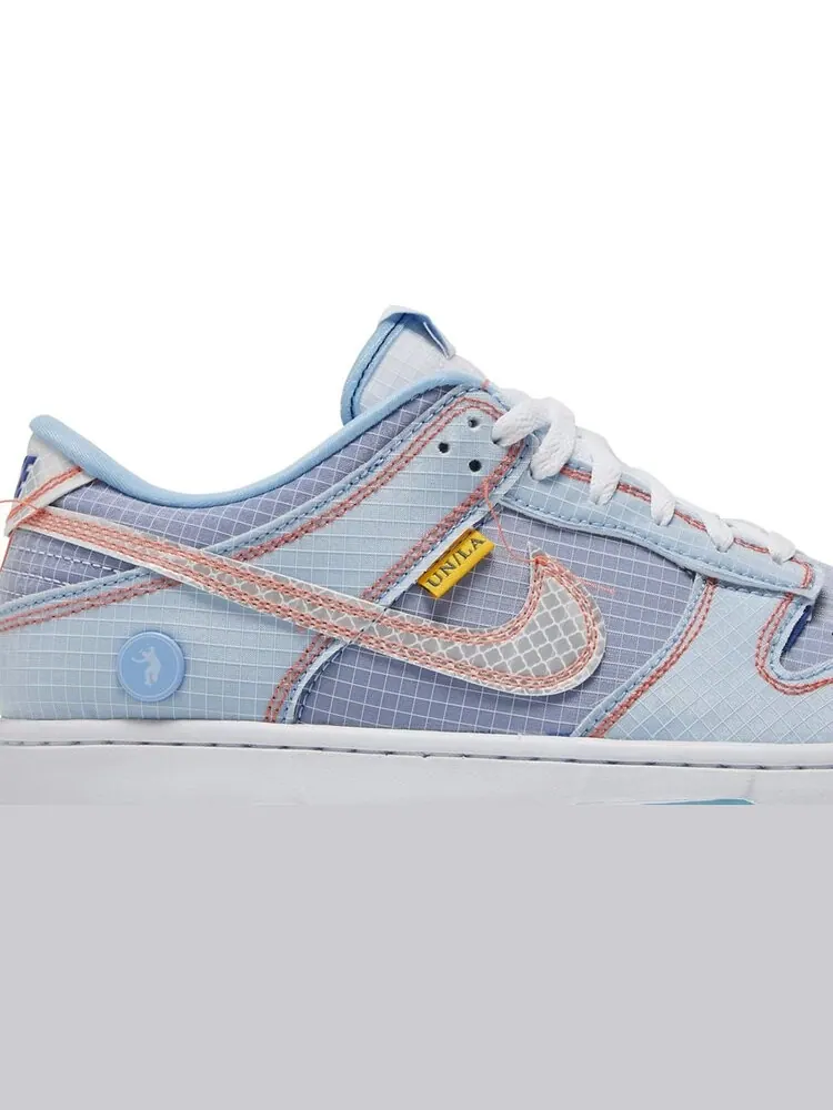 Кроссовки Nike Union LA x Dunk Low 'Passport Pack - Argon' — изображение 2 из 8, синий