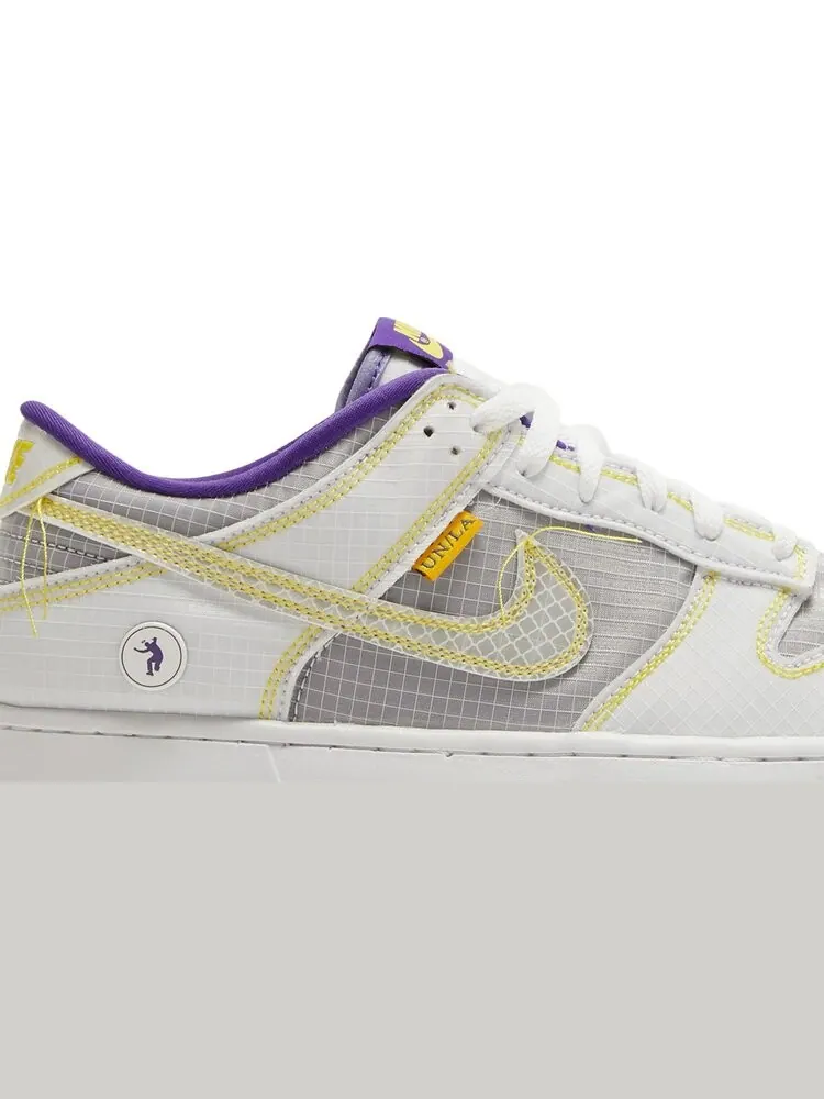 Кроссовки Nike Union LA x Dunk Low 'Passport Pack - Court Purple' — изображение 2 из 8, белый