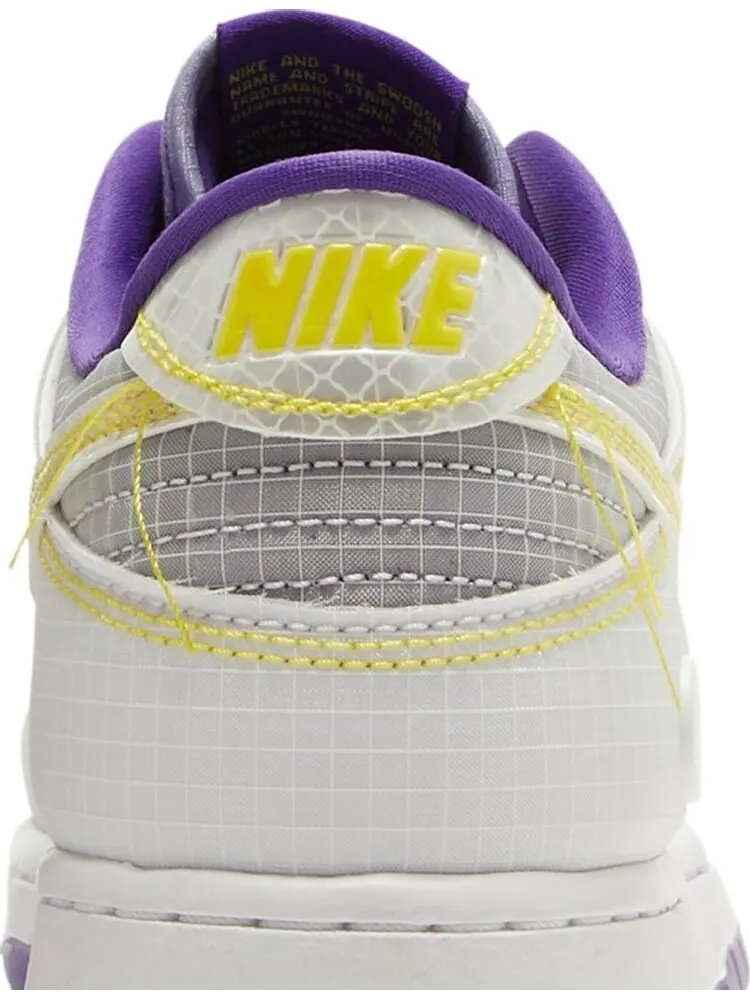 Кроссовки Nike Union LA x Dunk Low 'Passport Pack - Court Purple' — изображение 7 из 8, белый