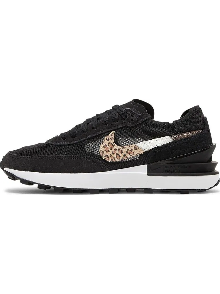 Кроссовки Nike Wmns Waffle One 'Black Leopard' — изображение 3 из 8, черный