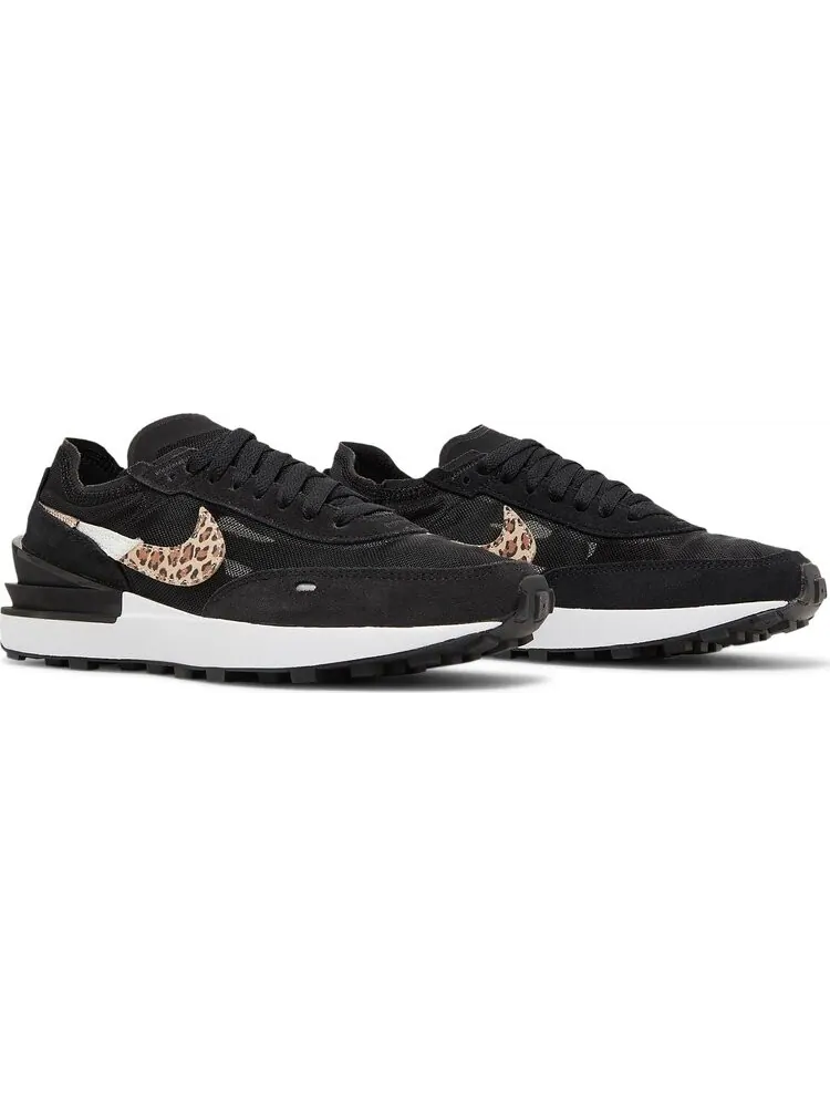 Кроссовки Nike Wmns Waffle One 'Black Leopard' — изображение 8 из 8, черный