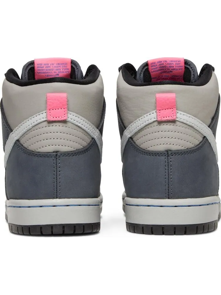 Кроссовки Nike Dunk High Pro SB 'Medium Grey' — изображение 6 из 8, серый