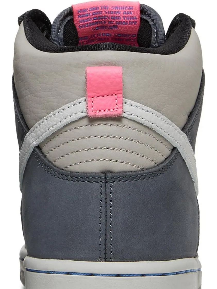 Кроссовки Nike Dunk High Pro SB 'Medium Grey' — изображение 7 из 8, серый