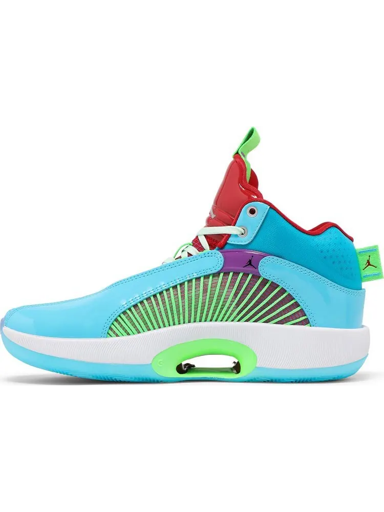 Кроссовки Jayson Tatum x Air Jordan 35 PF GS Greatest Gift — изображение 3 из 8, синий