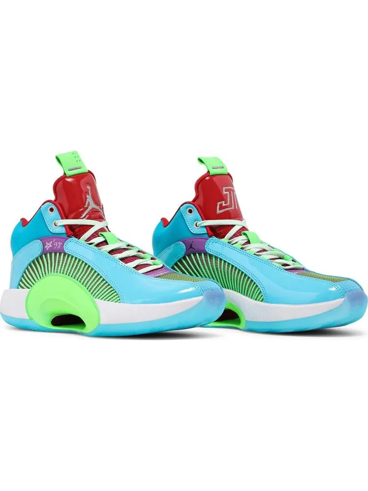 Кроссовки Jayson Tatum x Air Jordan 35 PF GS Greatest Gift — изображение 8 из 8, синий