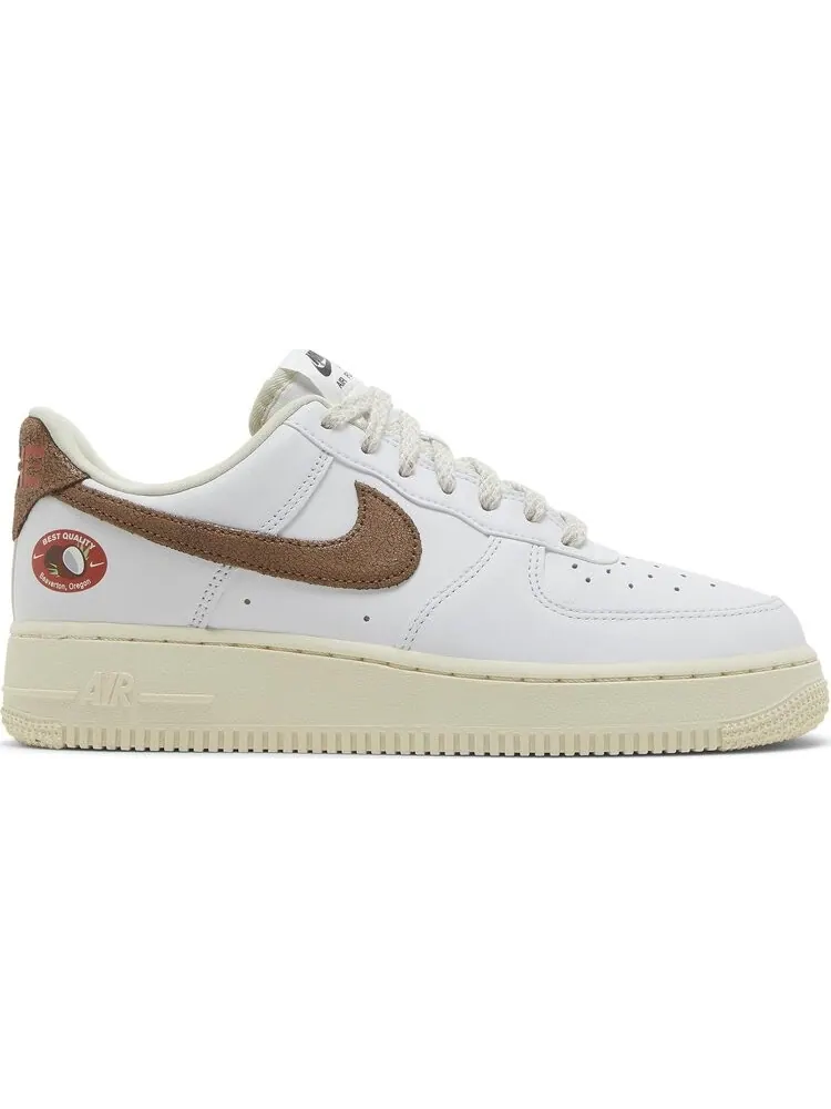 Кроссовки Nike Wmns Air Force 1 '07 LX 'Coconut' — изображение 1 из 8, белый