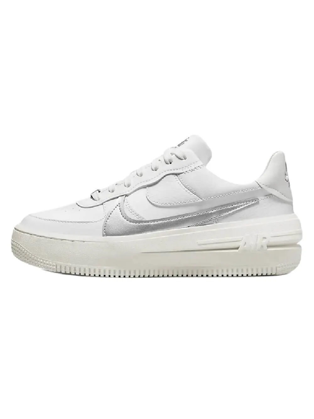 Кроссовки Nike Air Force 1 PLT.AF.ORM — изображение 1 из 8, белый/серый