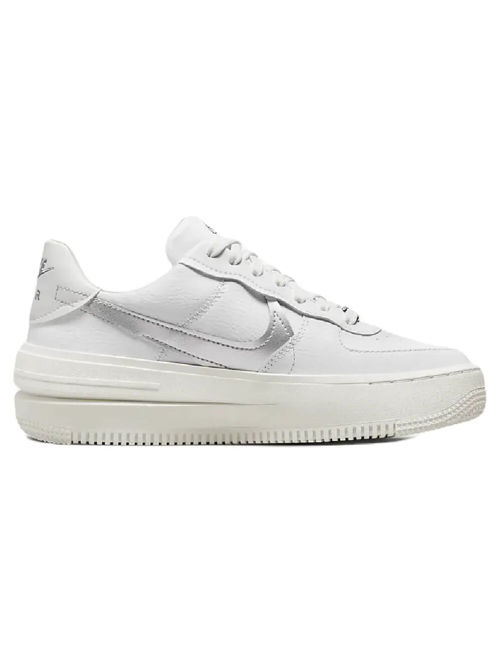 Кроссовки Nike Air Force 1 PLT.AF.ORM — изображение 5 из 8, белый/серый