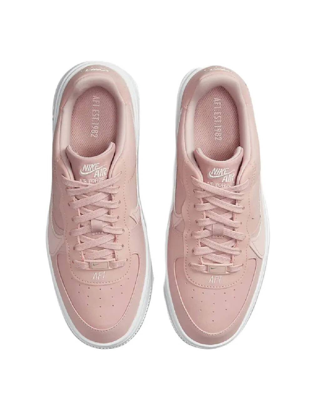 Кроссовки Nike Air Force 1 PLT.AF.ORM — изображение 3 из 8, розовый/белый