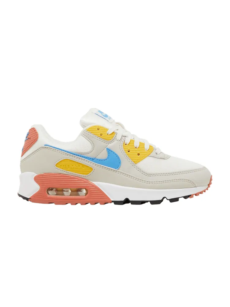 Кроссовки Nike Wmns Air Max 90 'Spring Colors' — изображение 1 из 9, белый/светлый//синий