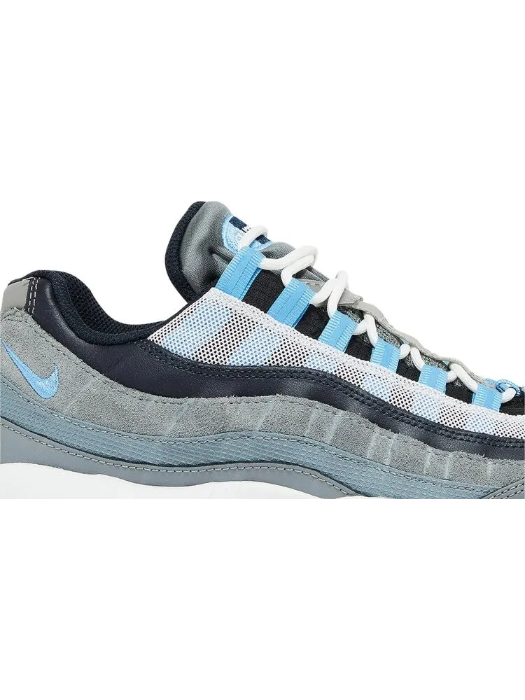 Кроссовки Air Max 95 'Cool Grey University Blue' — изображение 2 из 4, серый