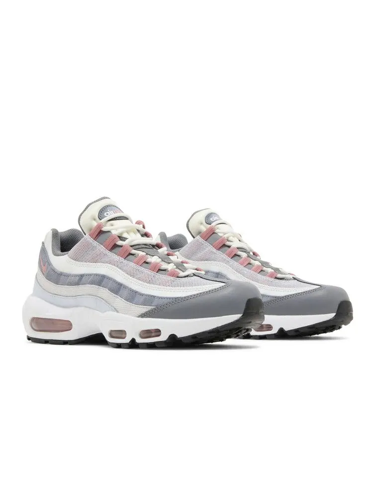 Кроссовки Nike Air Max 95 'Red Stardust' — изображение 9 из 9, серый/красный/белый