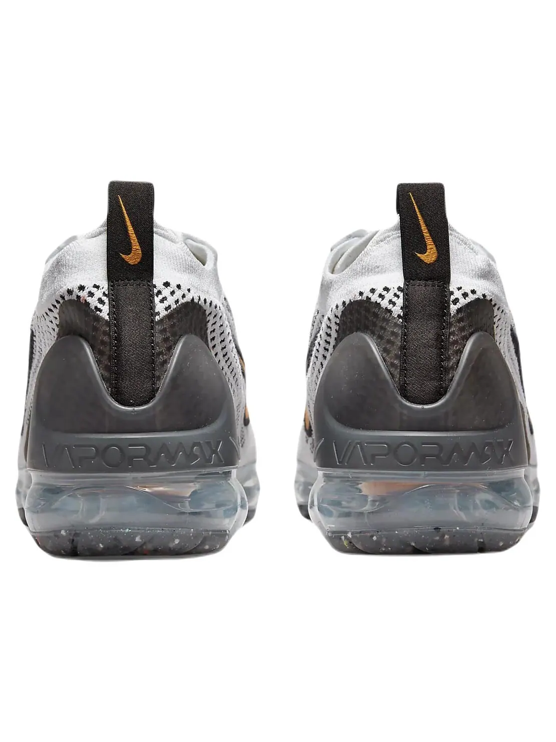 Кроссовки Nike Air VaporMax 2021 Flyknit — изображение 4 из 7, белый/черный/оранжевый