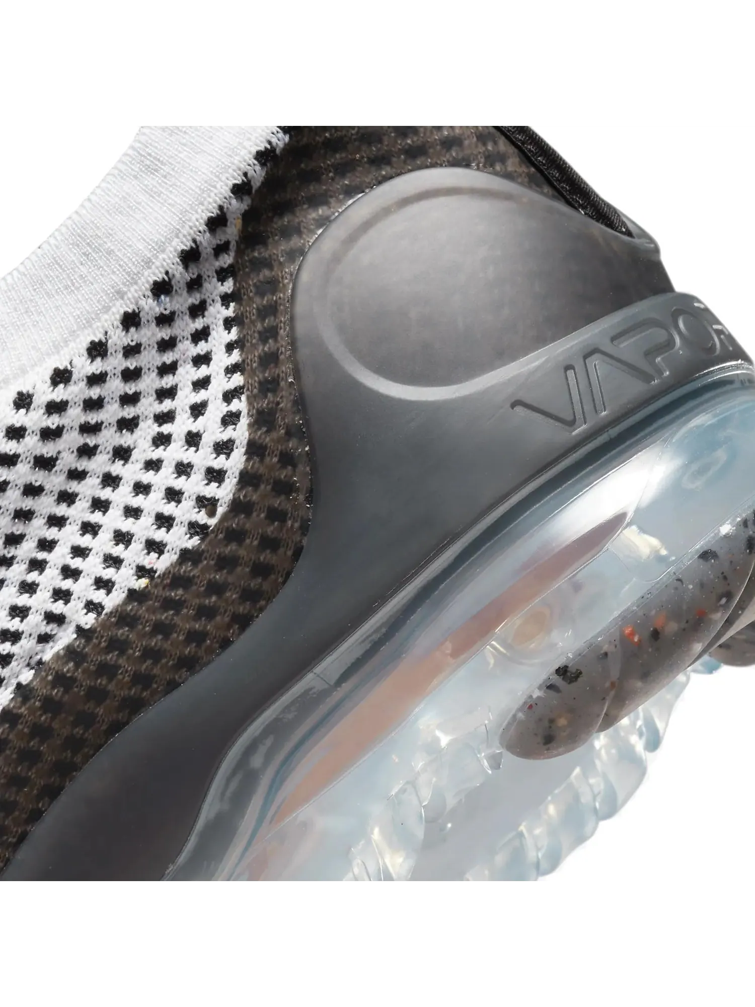 Кроссовки Nike Air VaporMax 2021 Flyknit — изображение 7 из 7, белый/черный/оранжевый