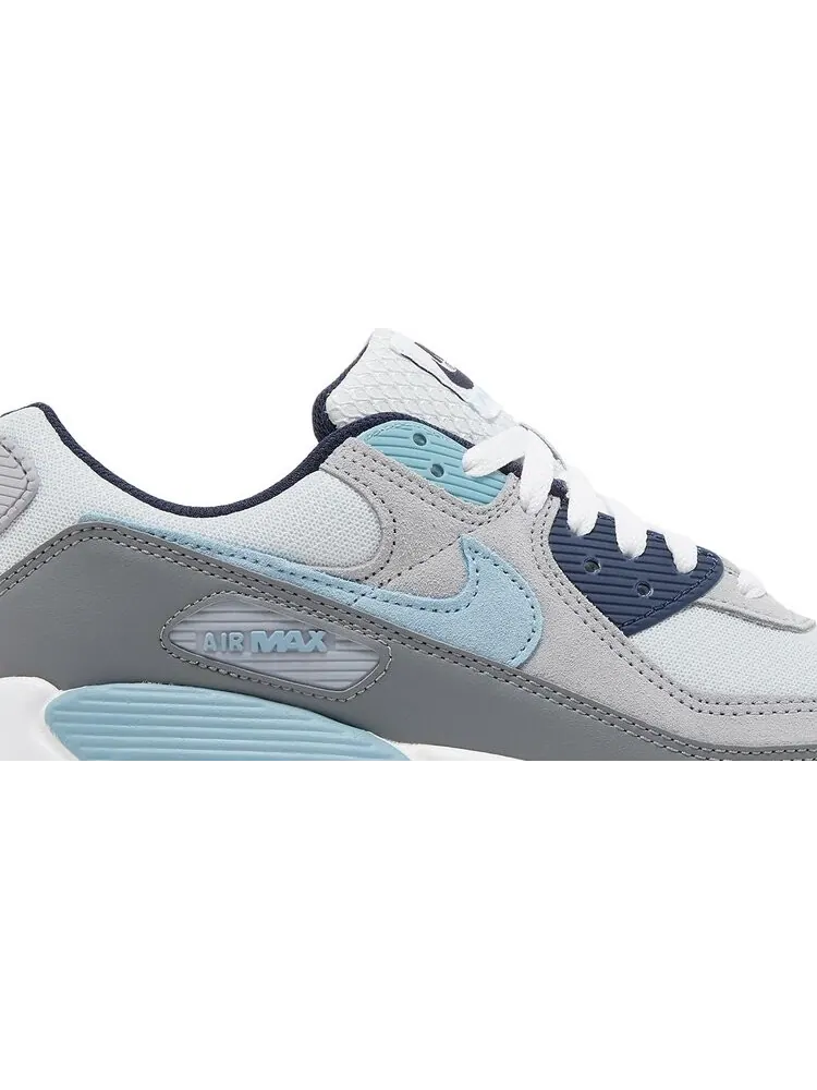 Кроссовки Nike Air Max 90 'Pure Platinum Worn Blue' — изображение 2 из 8, серый