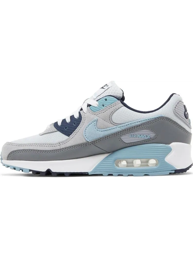 Кроссовки Nike Air Max 90 'Pure Platinum Worn Blue' — изображение 3 из 8, серый