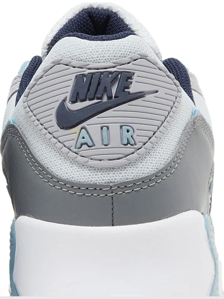 Кроссовки Nike Air Max 90 'Pure Platinum Worn Blue' — изображение 7 из 8, серый