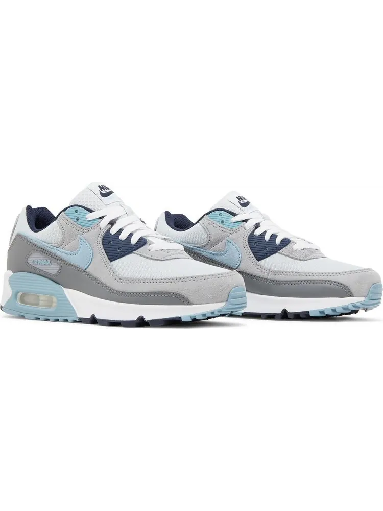 Кроссовки Nike Air Max 90 'Pure Platinum Worn Blue' — изображение 8 из 8, серый