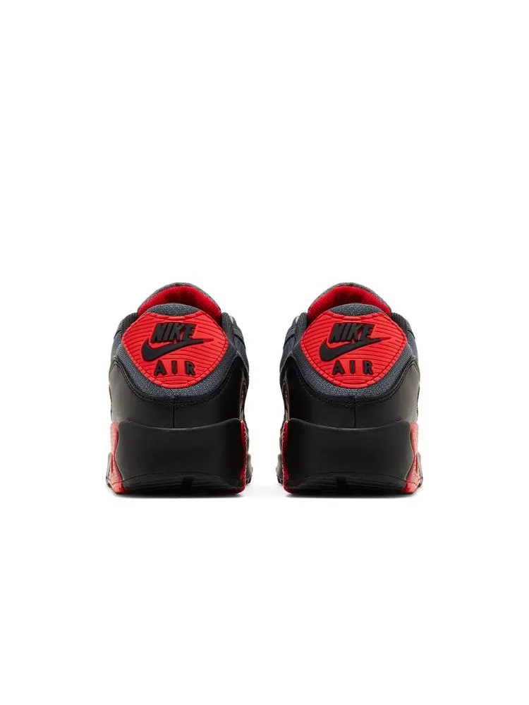 Кроссовки Nike Air Max 90 'Iron Grey Fire Red' — изображение 7 из 9