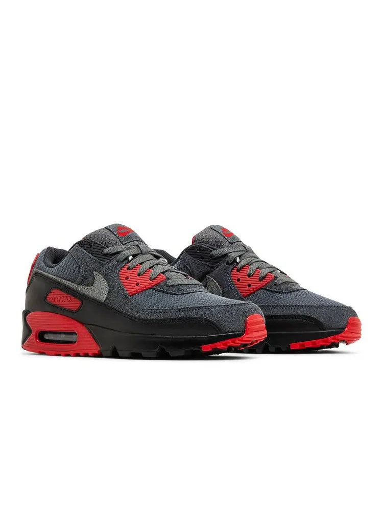 Кроссовки Nike Air Max 90 'Iron Grey Fire Red' — изображение 9 из 9