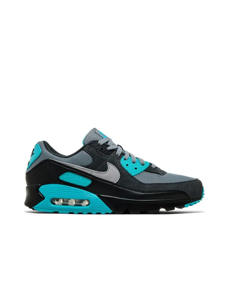 Кроссовки Nike Air Max 90 'Cool Grey Dusty Cactus' черный — изображение 2 из 9, серый/серый//черный