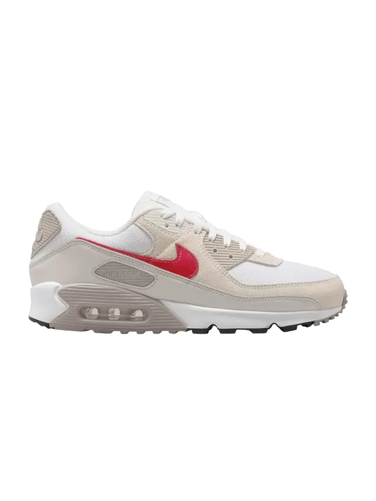 Кроссовки Air Max 90 'Summit White University Red' — изображение 1 из 1, белый красный