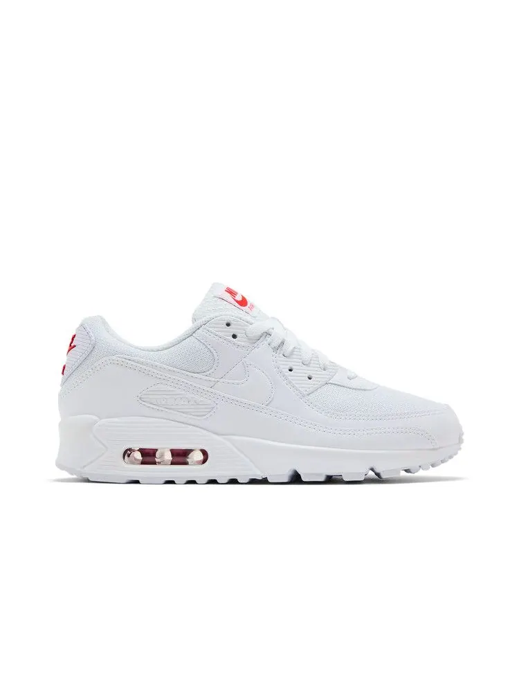 Кроссовки Nike Air Max 90 'White Light Crimson' — изображение 2 из 9, белый/белый/светлый